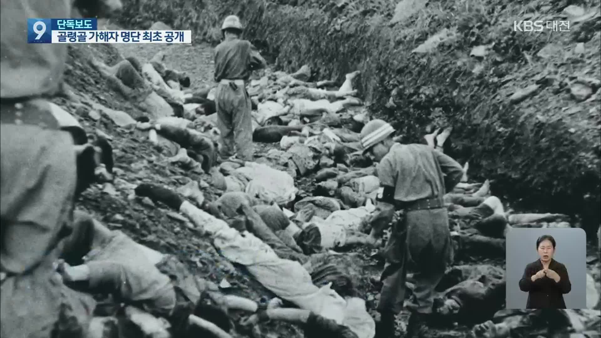 단독] 산내 골령골 사건 주요 가해자 35명…정부 비공개 보고서 최초 공개