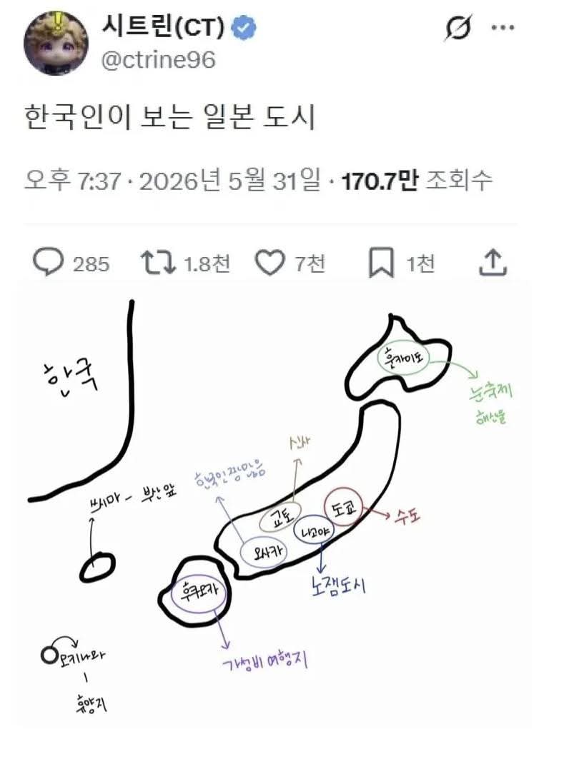 한국인에게 긁힌 일본인